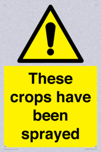 These crops have been sprayed
